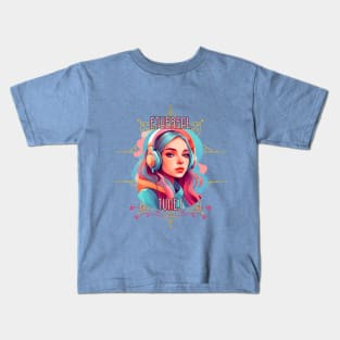 Ethereal Tunes - Music Enjoyer Kids T-Shirt